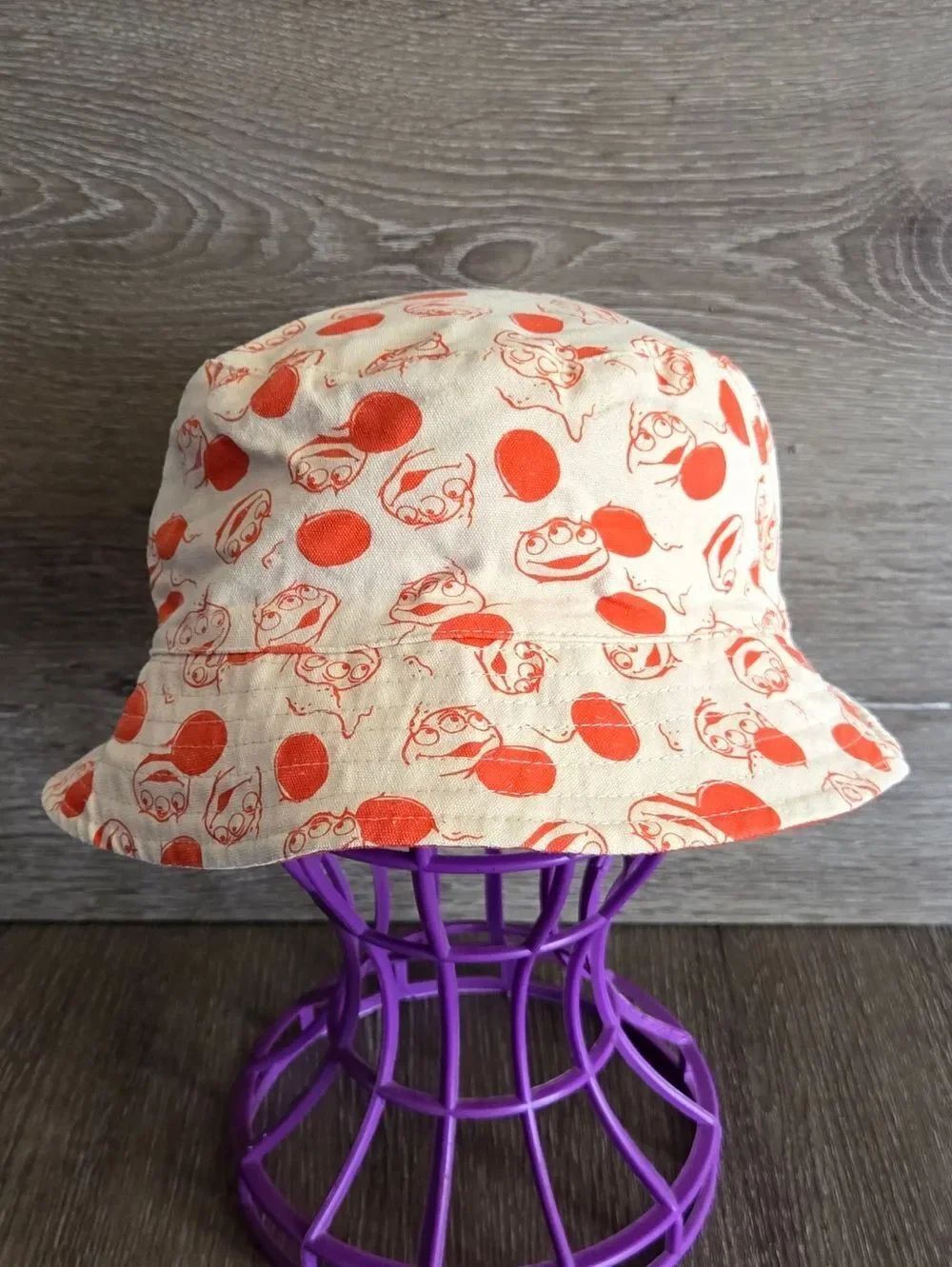 Disney Toy Story Alien Pizza Planet Reversible Bucket Hat OS